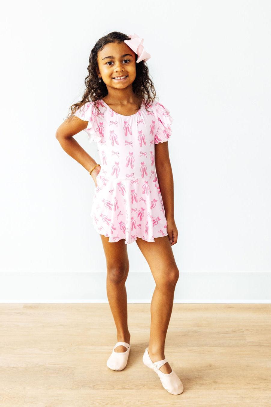 Twirling en Pointe S/S Twirl Leotard 3