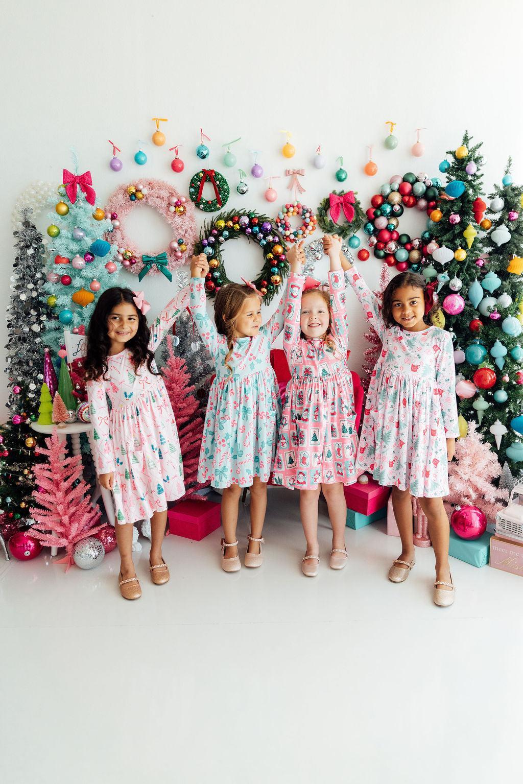 Christmas Cheer L/S Pocket Twirl Dress 4