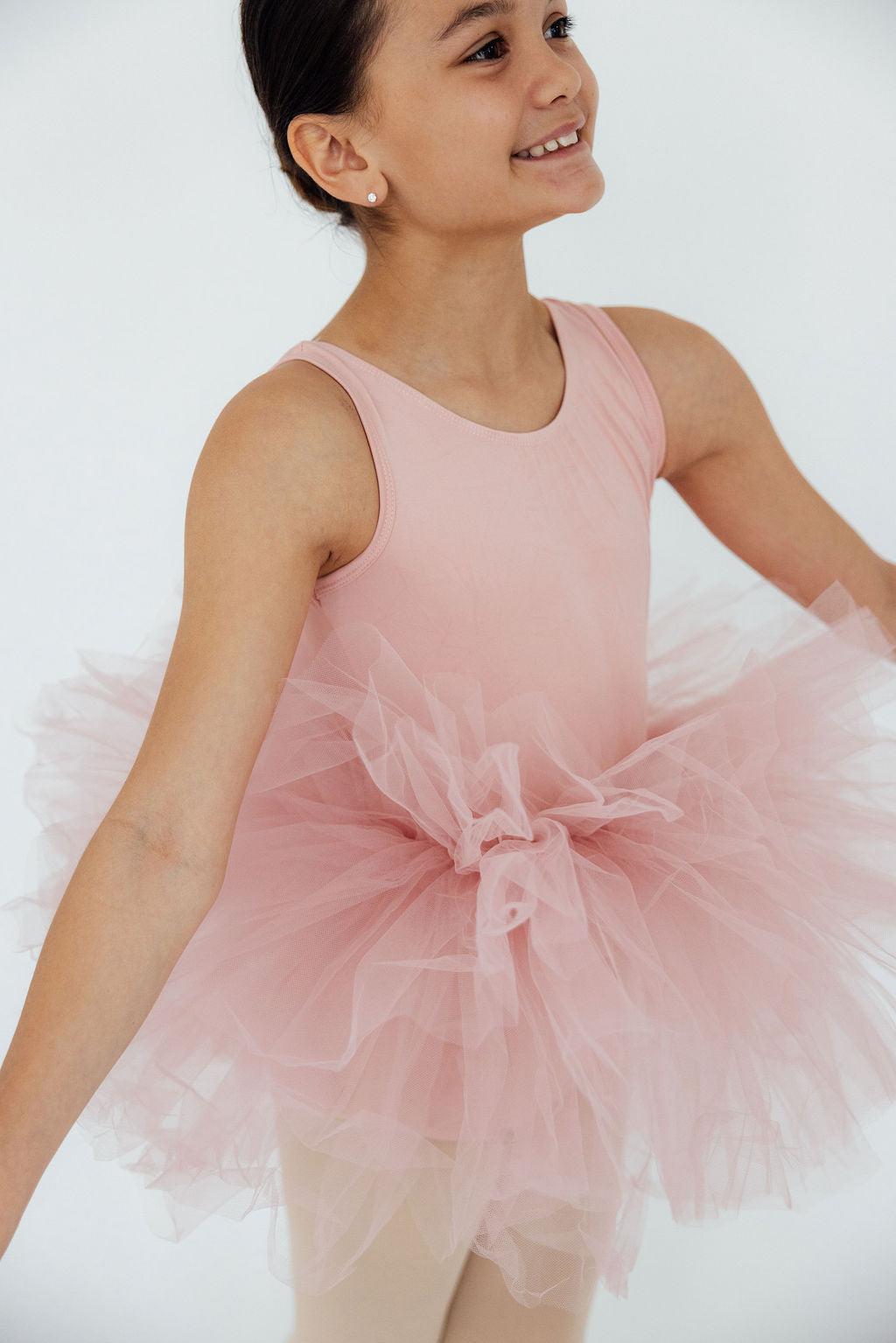 Vintage Pink Tank Tutu Leotard 1
