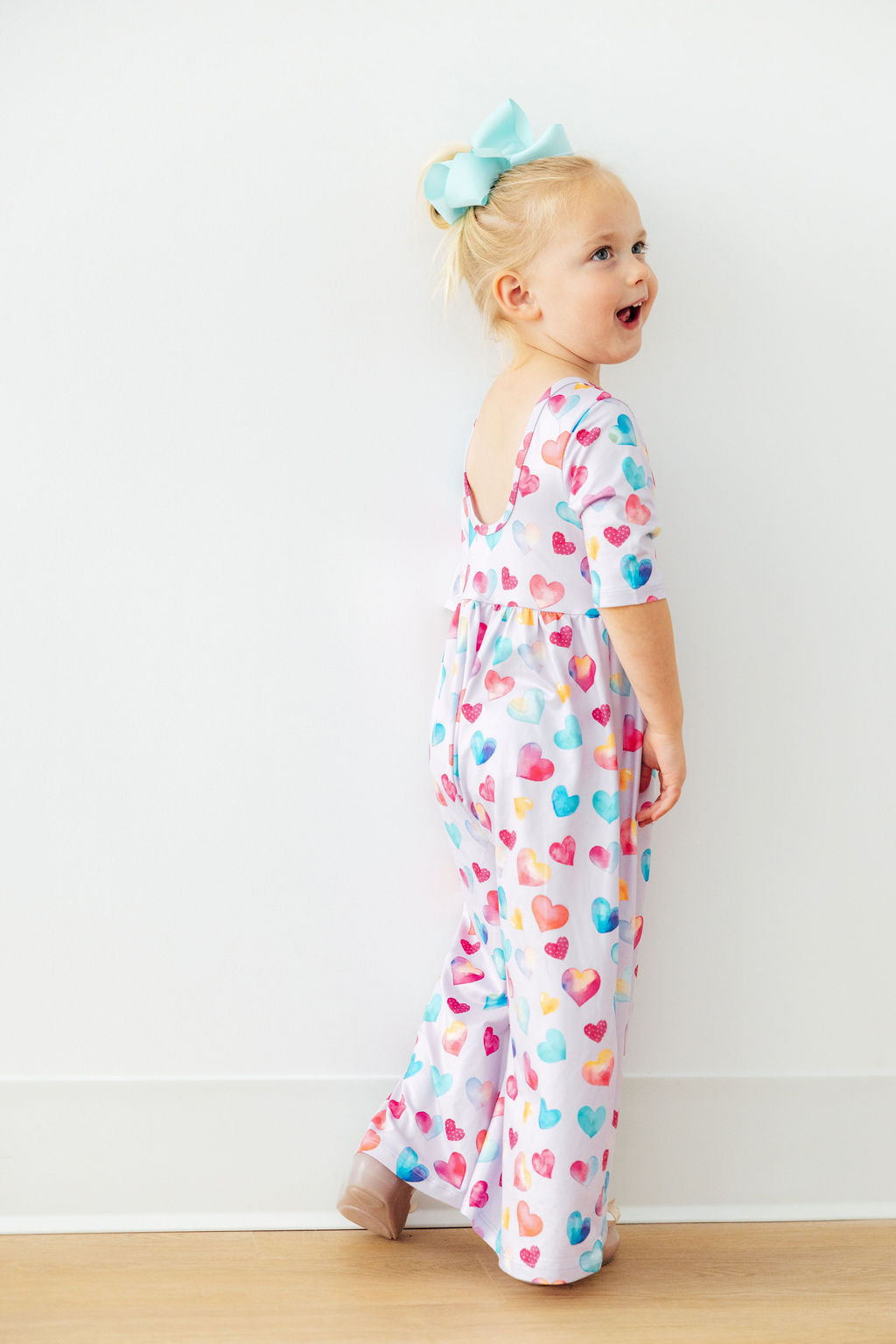 Watercolor Kisses Wide Leg Jumpsuit 4