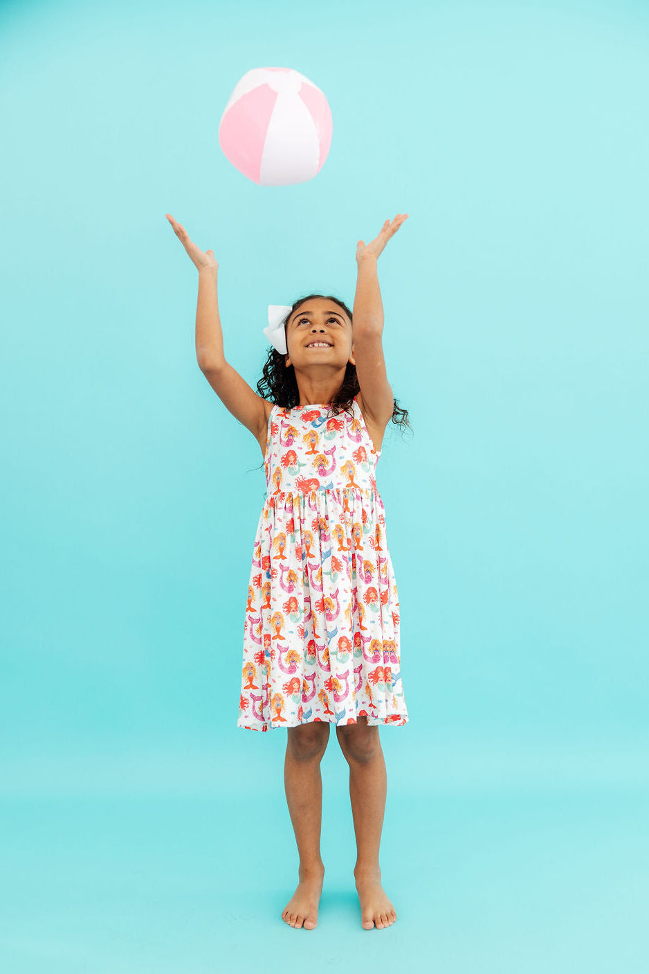 Watercolor Mermaids Tank Twirl Dress 2