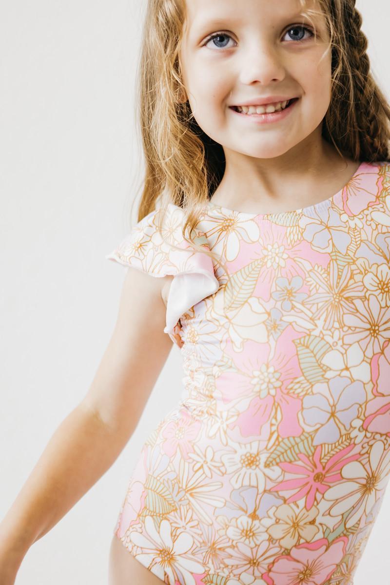 What's Up Buttercup S/S Flutter Sleeve Leotard 2