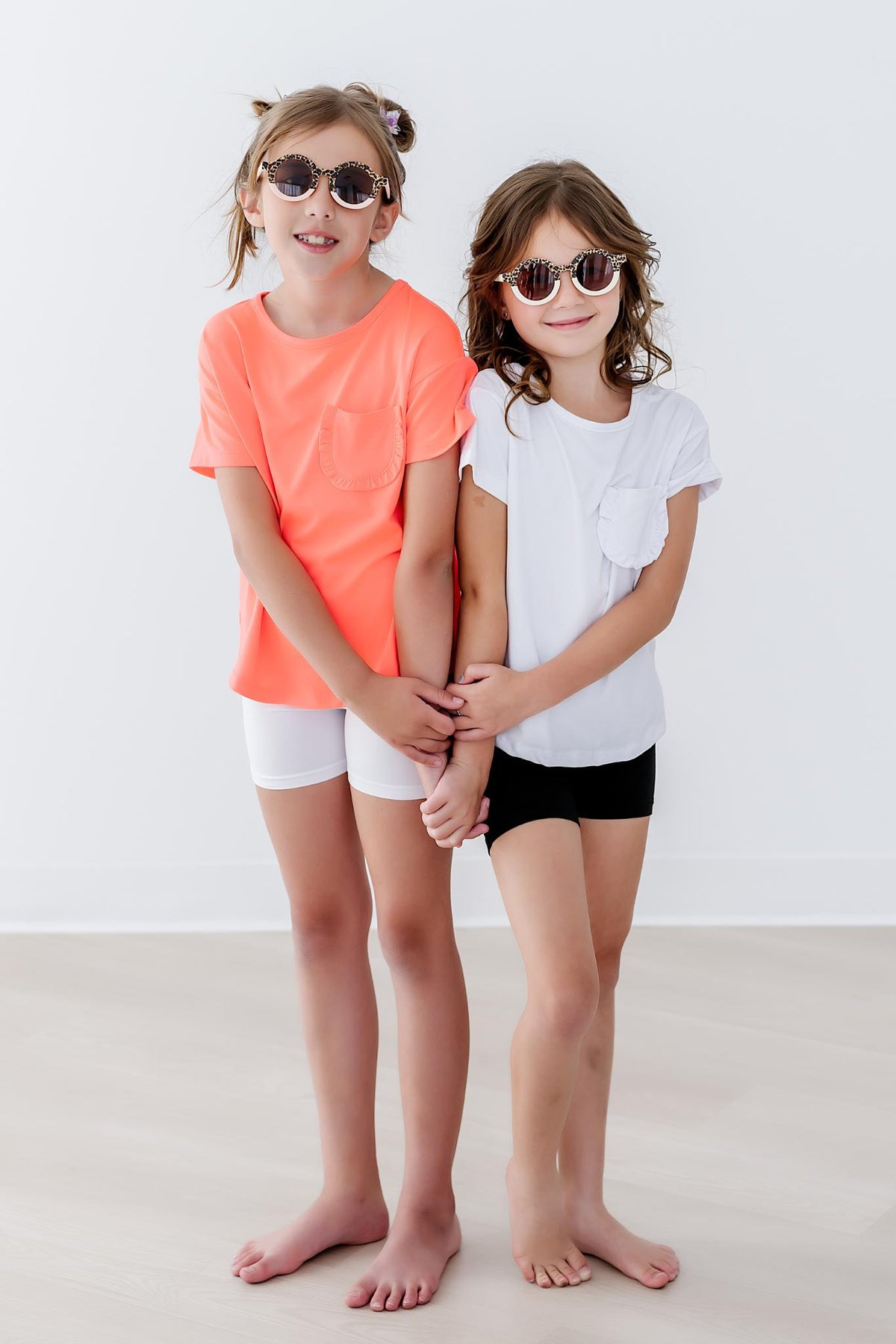White Ruffle Pocket Tee 4