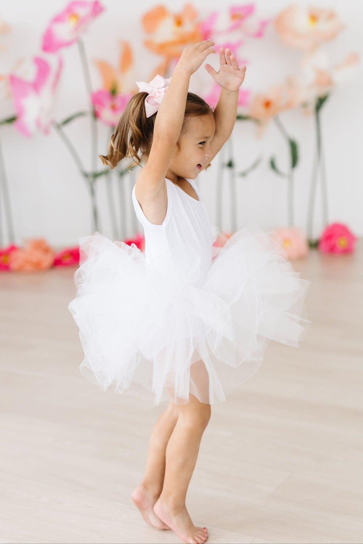 White Tank Tutu Leotard 4