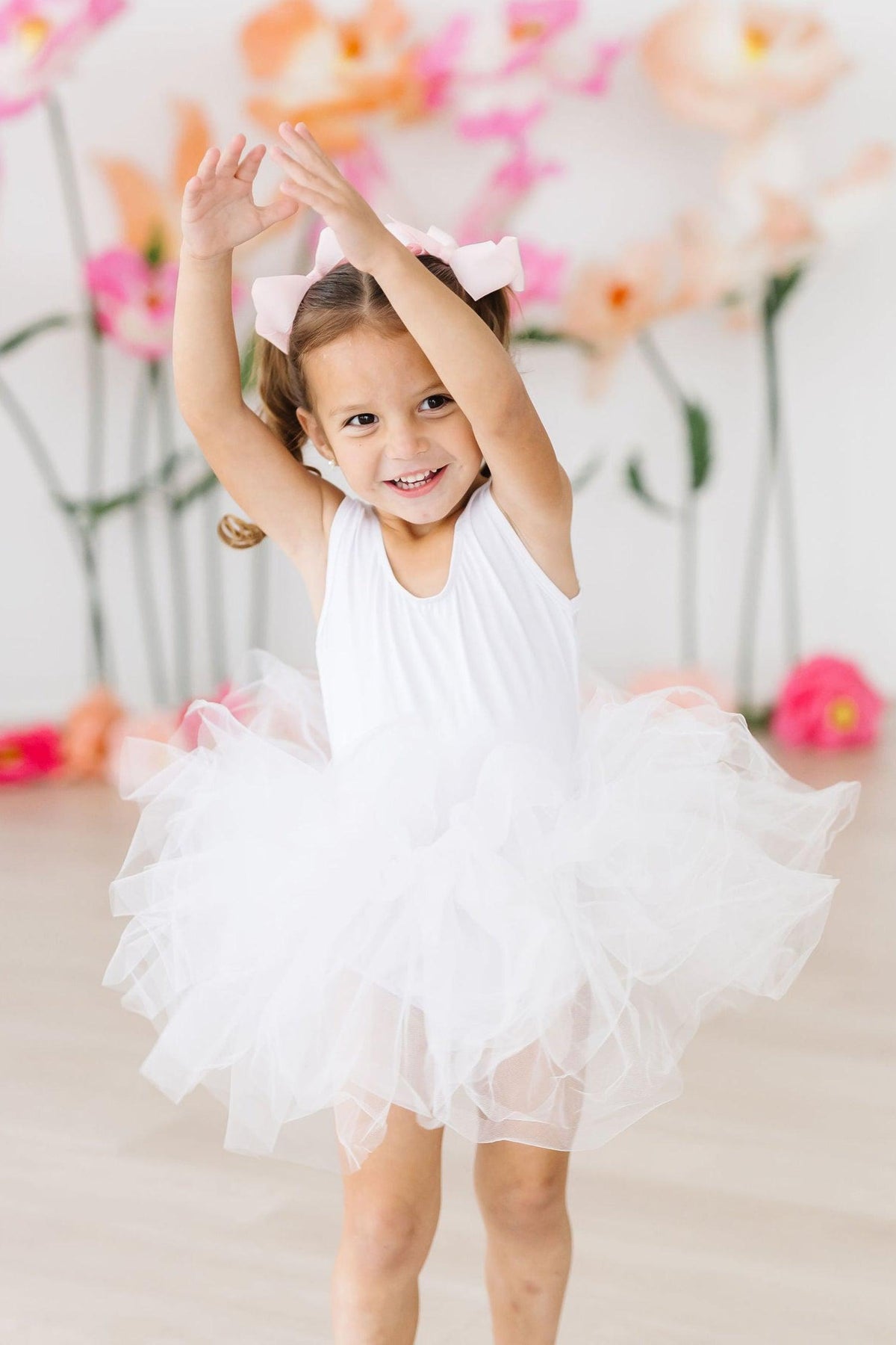 White Tank Tutu Leotard 5