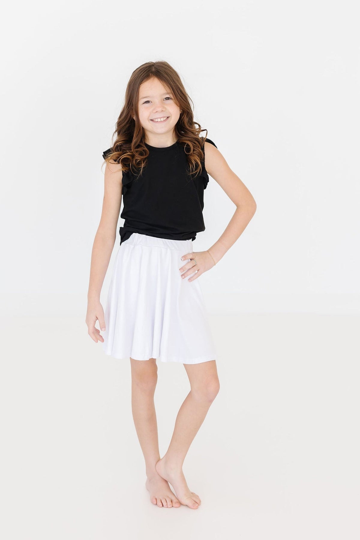 White Twirl Skort 4