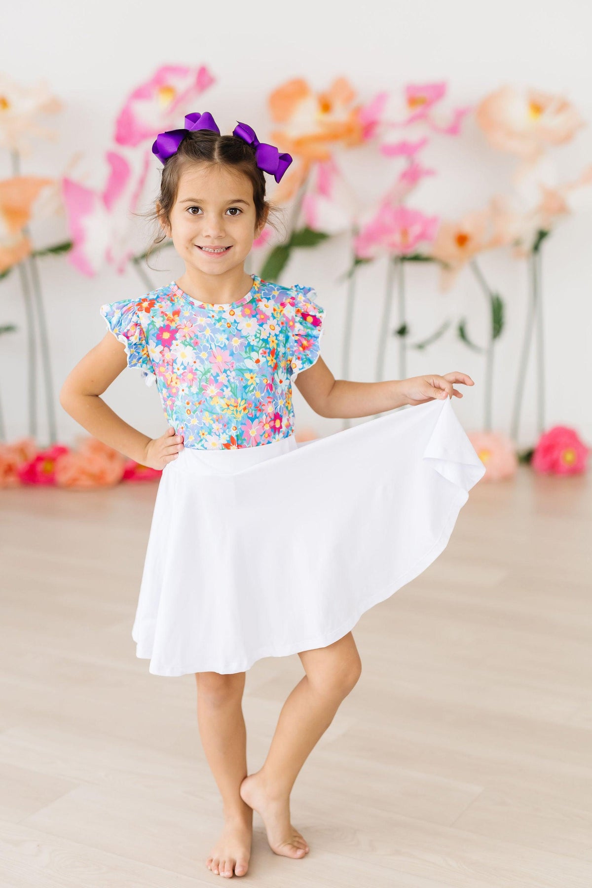 White Twirl Skort 5