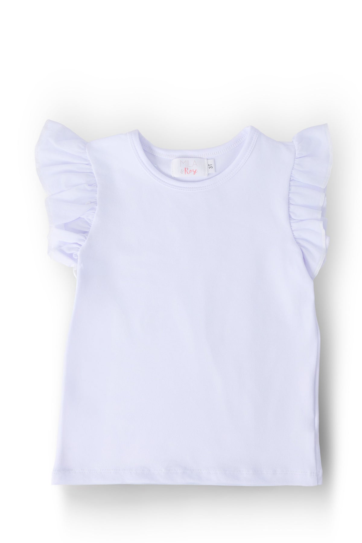 White S/S Ruffle Tee 1