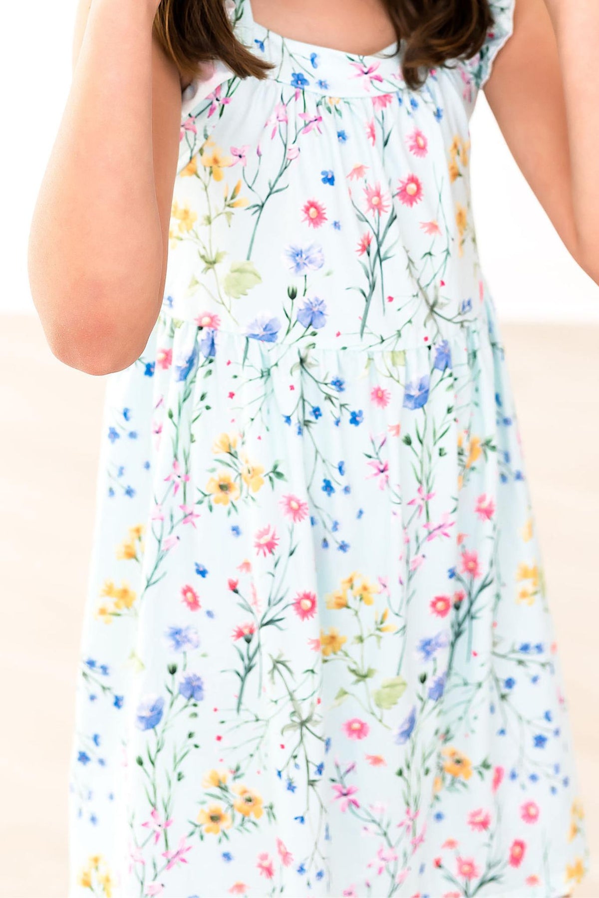 Wild Woods Ruffle Cross Back Dress 2
