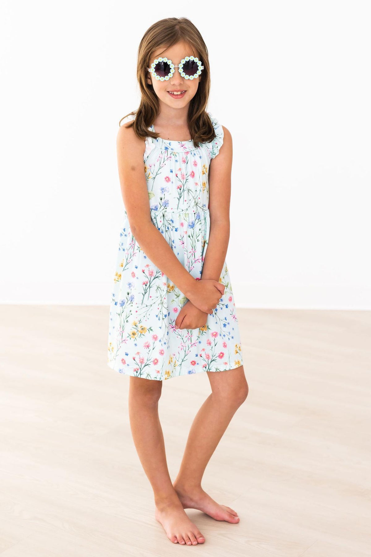 Wild Woods Ruffle Cross Back Dress 3