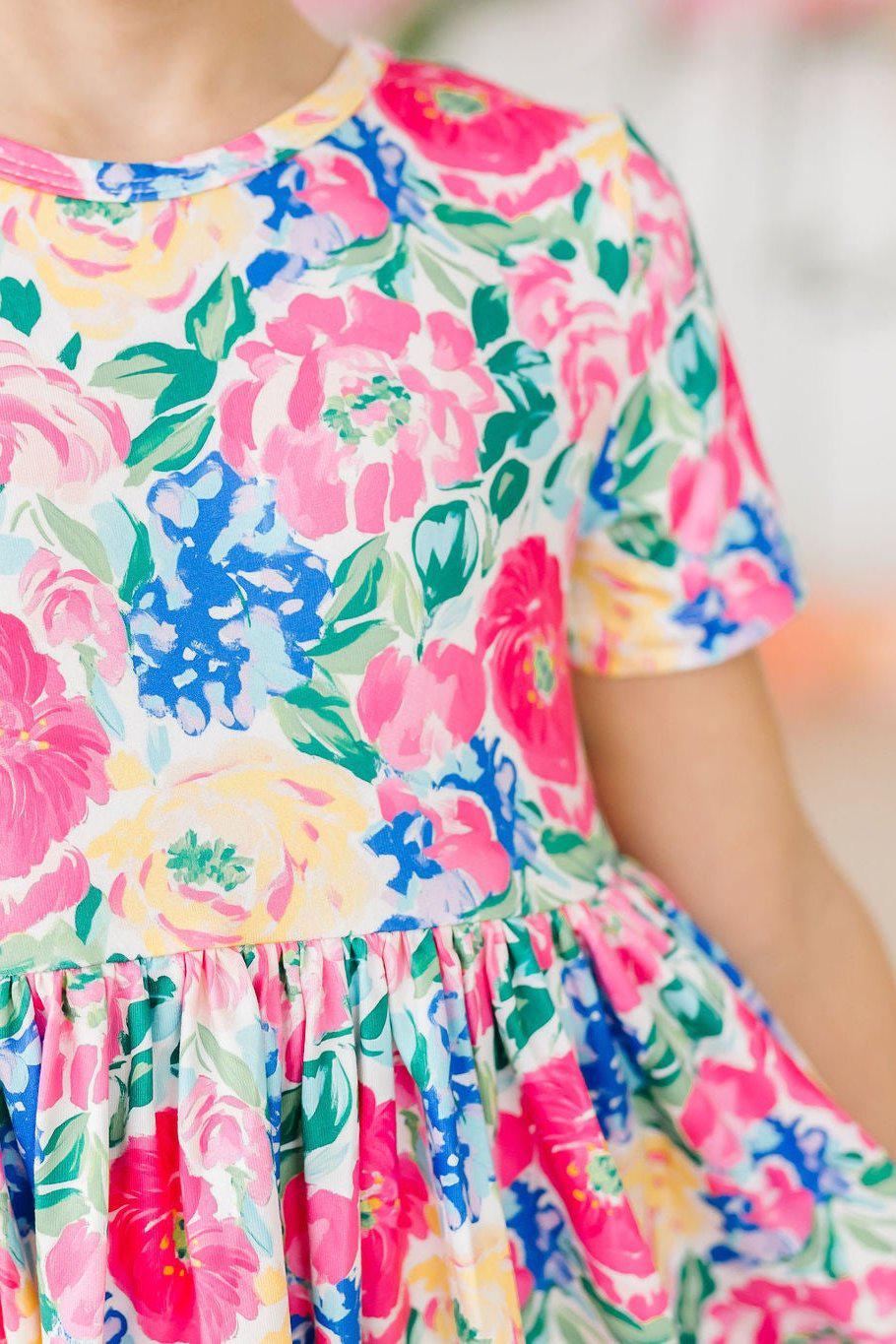 Wildflower Wishes S/S Pocket Twirl Dress 4