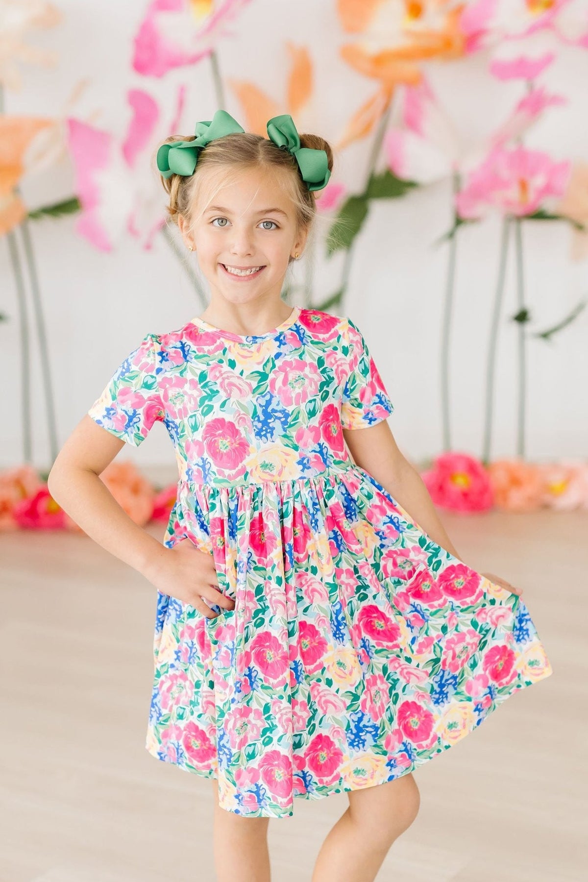 Wildflower Wishes S/S Pocket Twirl Dress 1