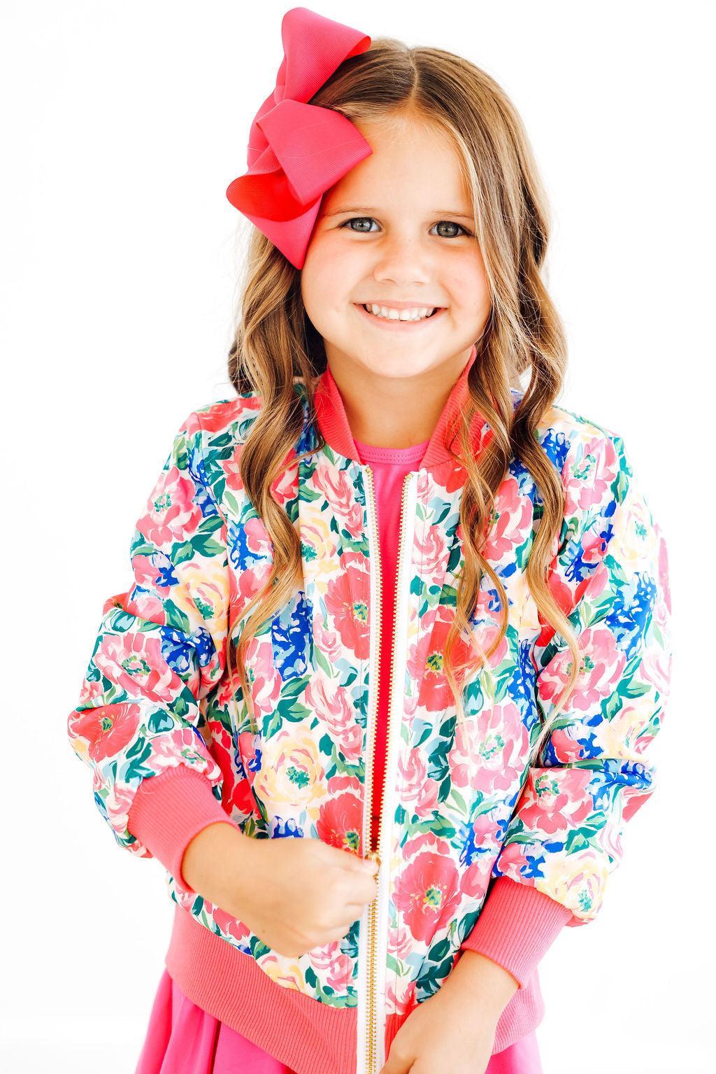 Wildflower Wishes Satin Jacket 1