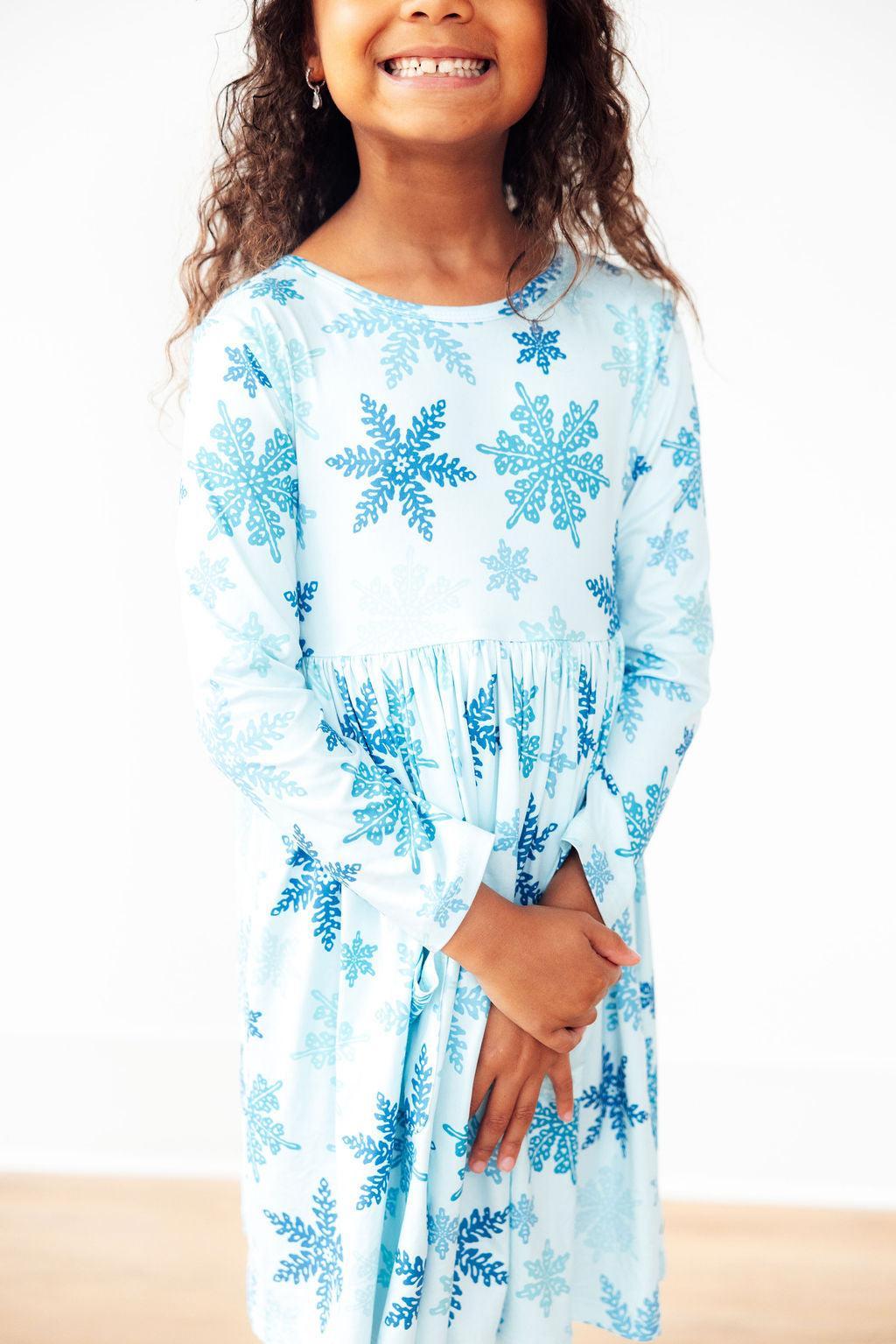 Winter Wonderland L/S Pocket Twirl Dress 3