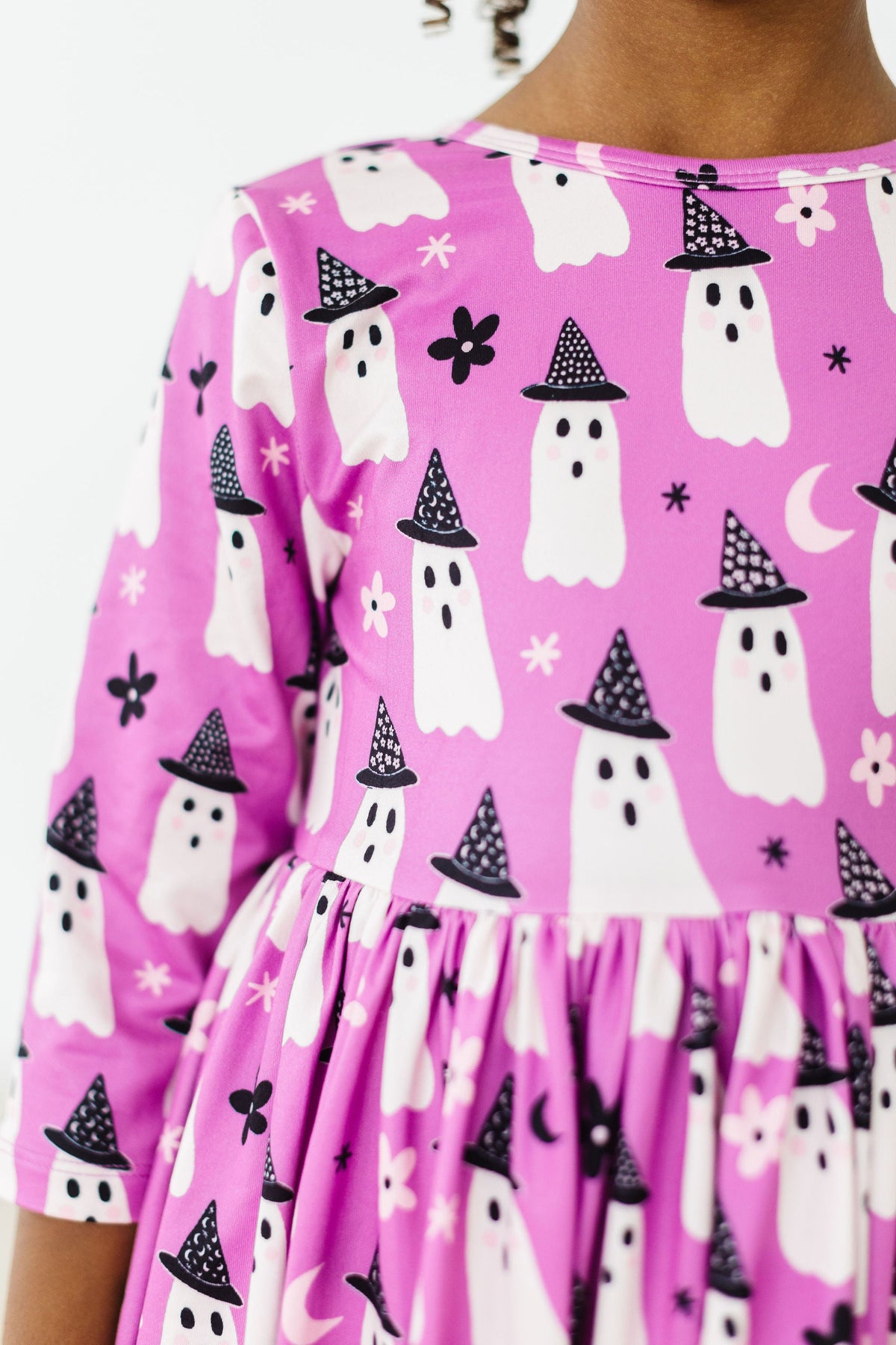 Witches Boo 3/4 Sleeve Pocket Twirl Dress 7