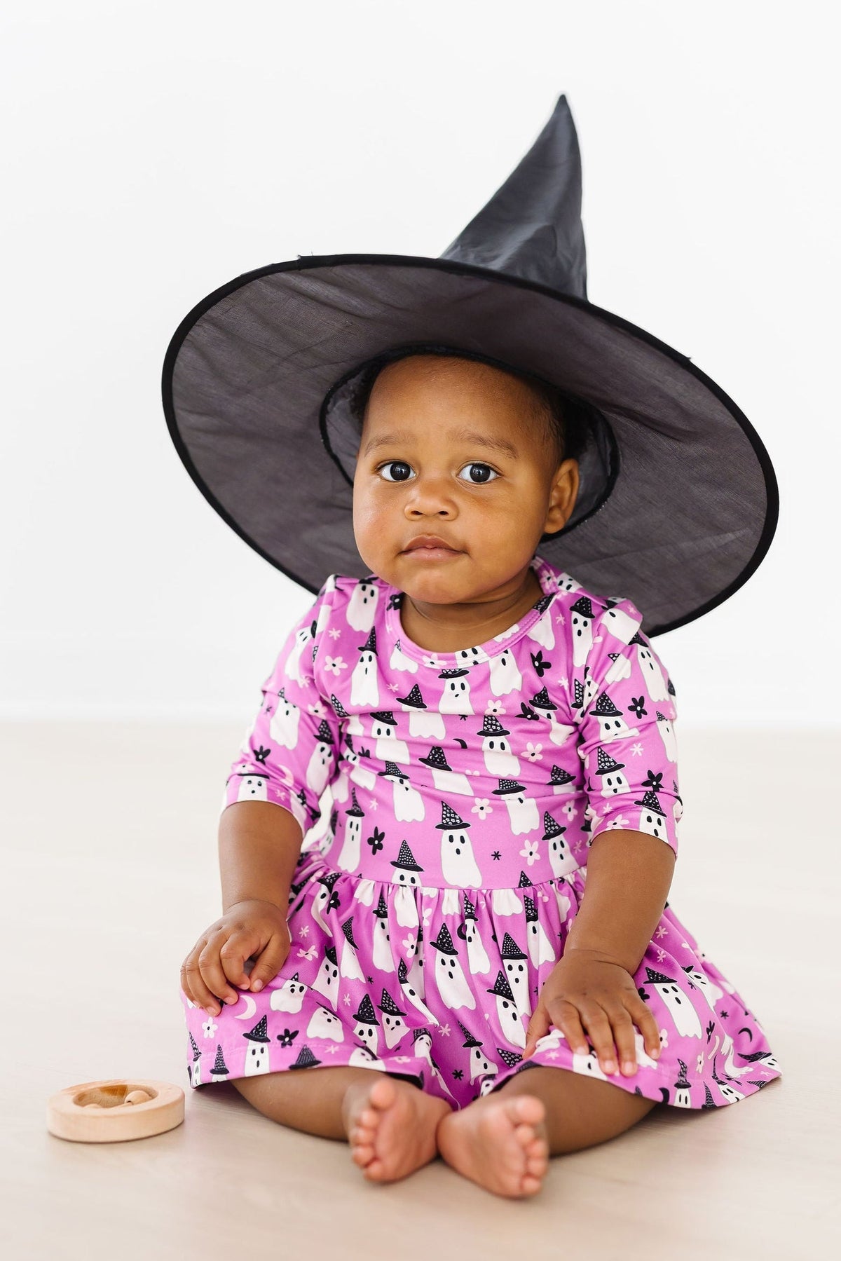 Witches Boo 3/4 Sleeve Twirl Bodysuit 2