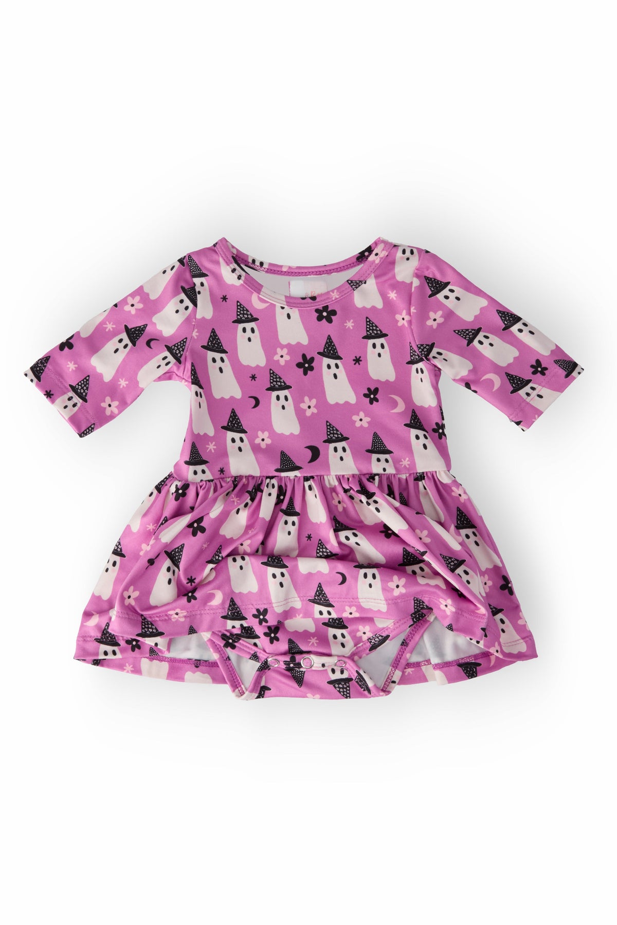 Witches Boo 3/4 Sleeve Twirl Bodysuit 3