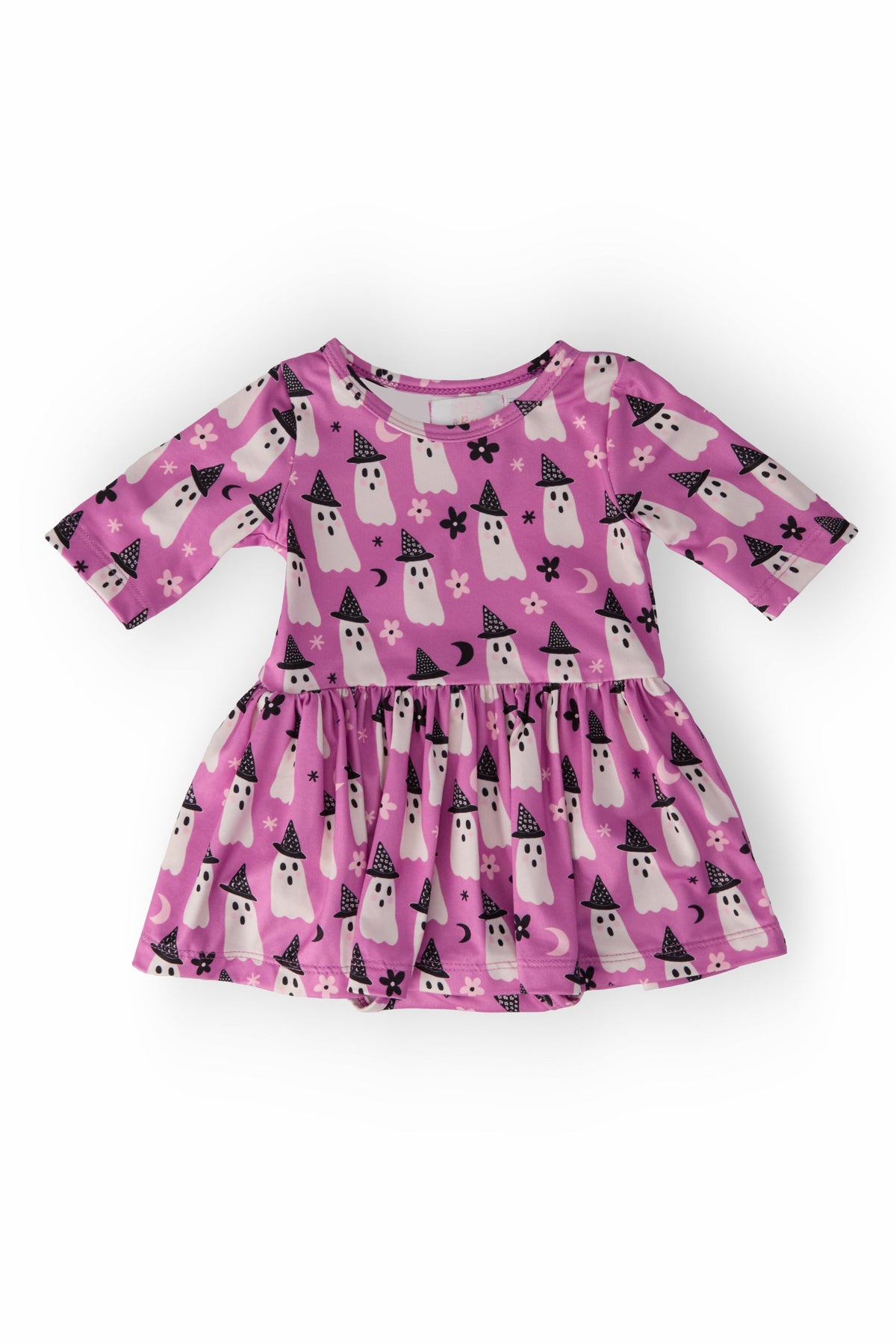 Witches Boo 3/4 Sleeve Twirl Bodysuit 1