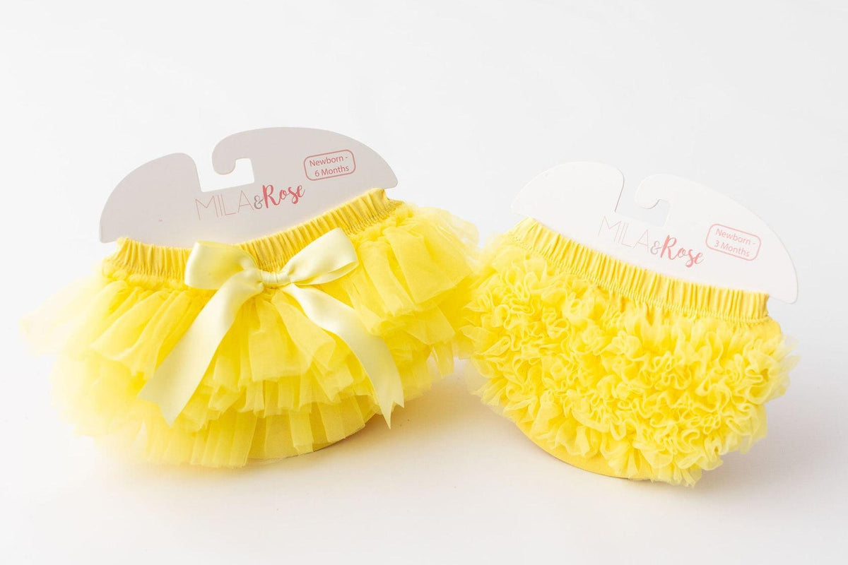 Yellow Ruffle Tutu Bloomer 2
