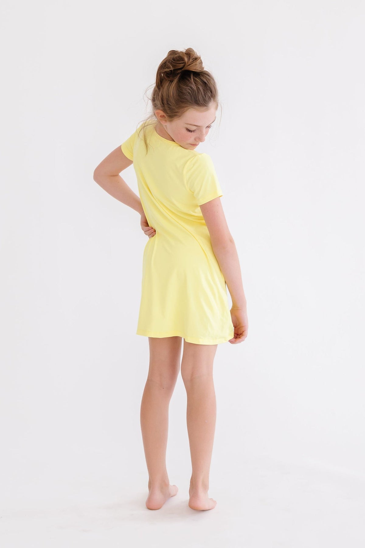 Yellow T-Shirt Dress 4