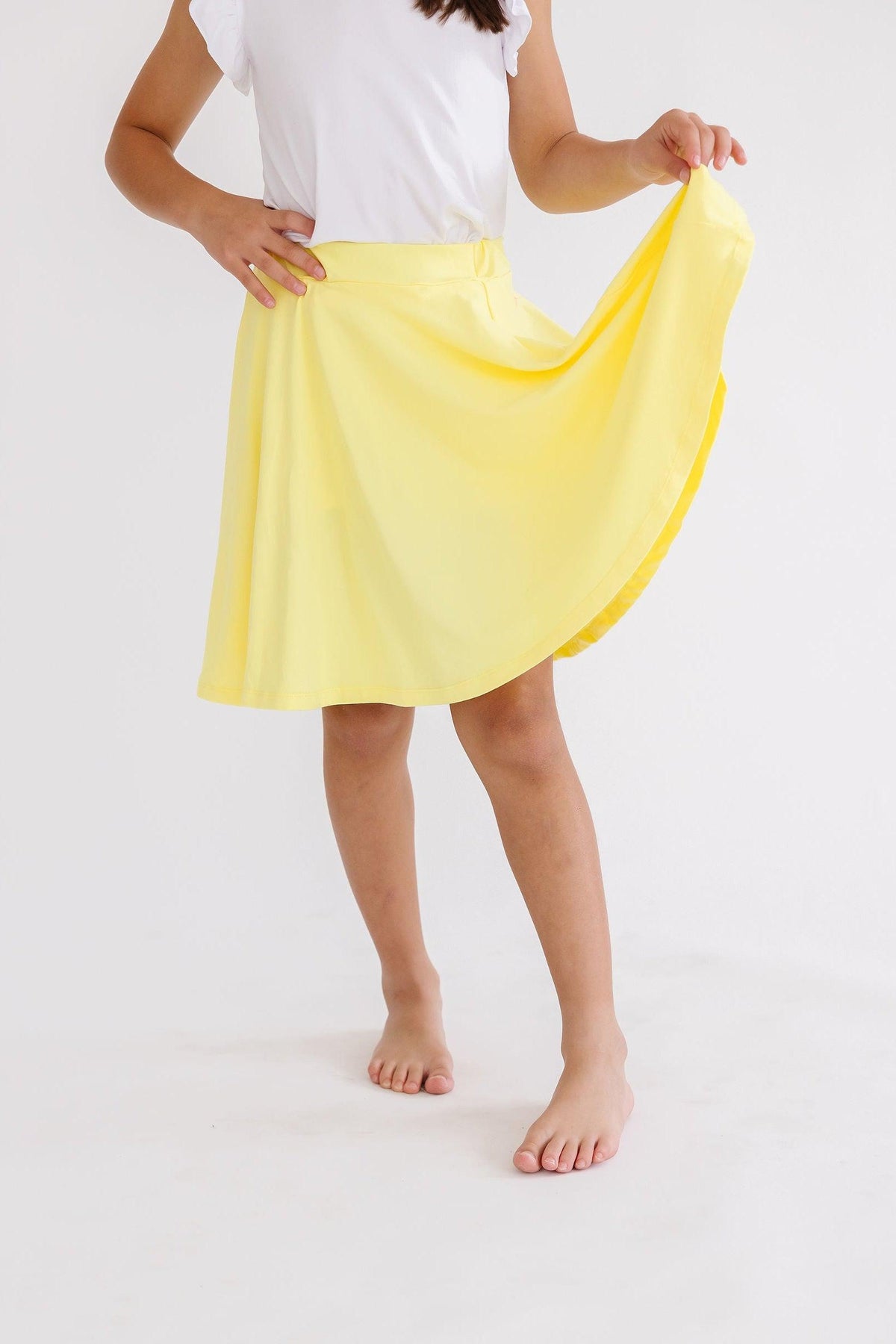 Yellow Twirl Skort 1