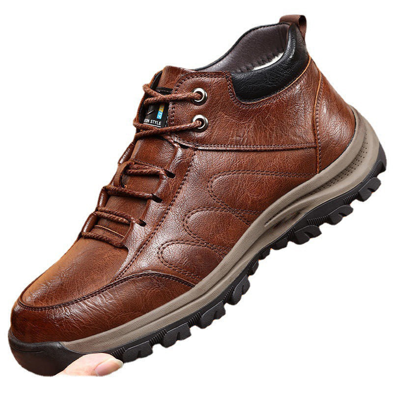 Casual Leather Shoes Simple Travel Outdoor Men's Shoes 2