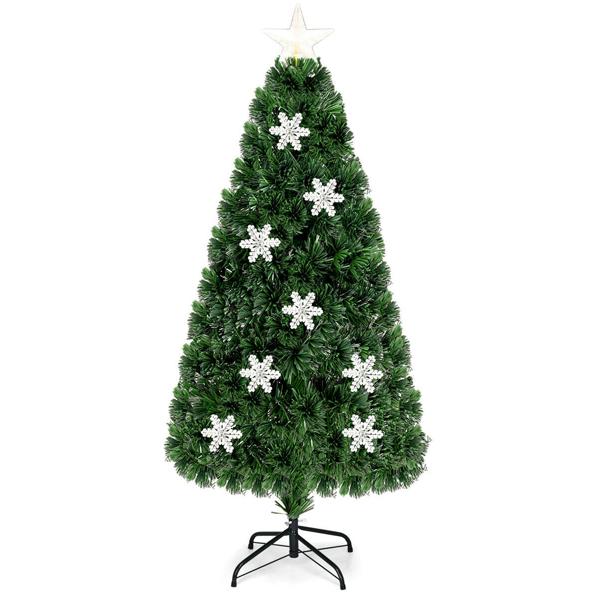 LED Optic Artificial Christmas Tree with Snowflakes 11