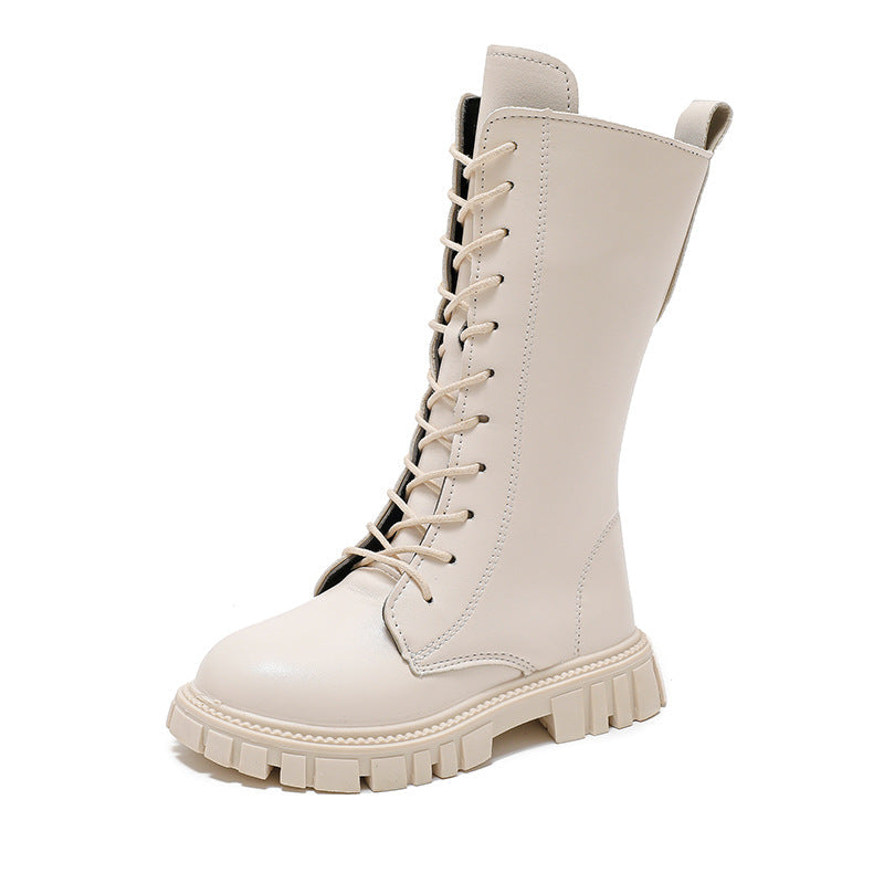 British-style Childrens Knee-high Boots For Girls 7