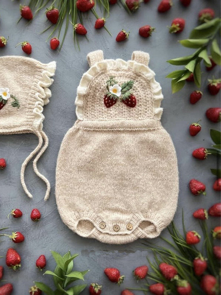 Hand-knitted Wool Yarn Romper Kit For Children 5
