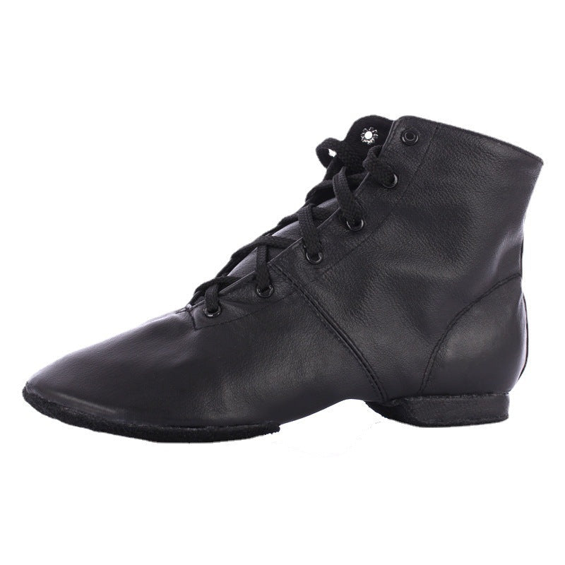 Genuine Leather Ballet Shoes Soft Bottom Practice Modern Dance 5