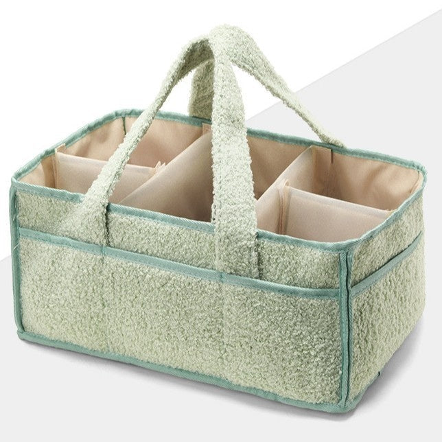 Plush Mommy Bag Baby Diaper Organizer Bottle Storage Bag 2