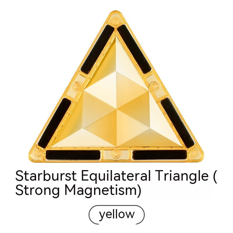 Color Window Asterism Magnetic Building Blocks Assembly 8