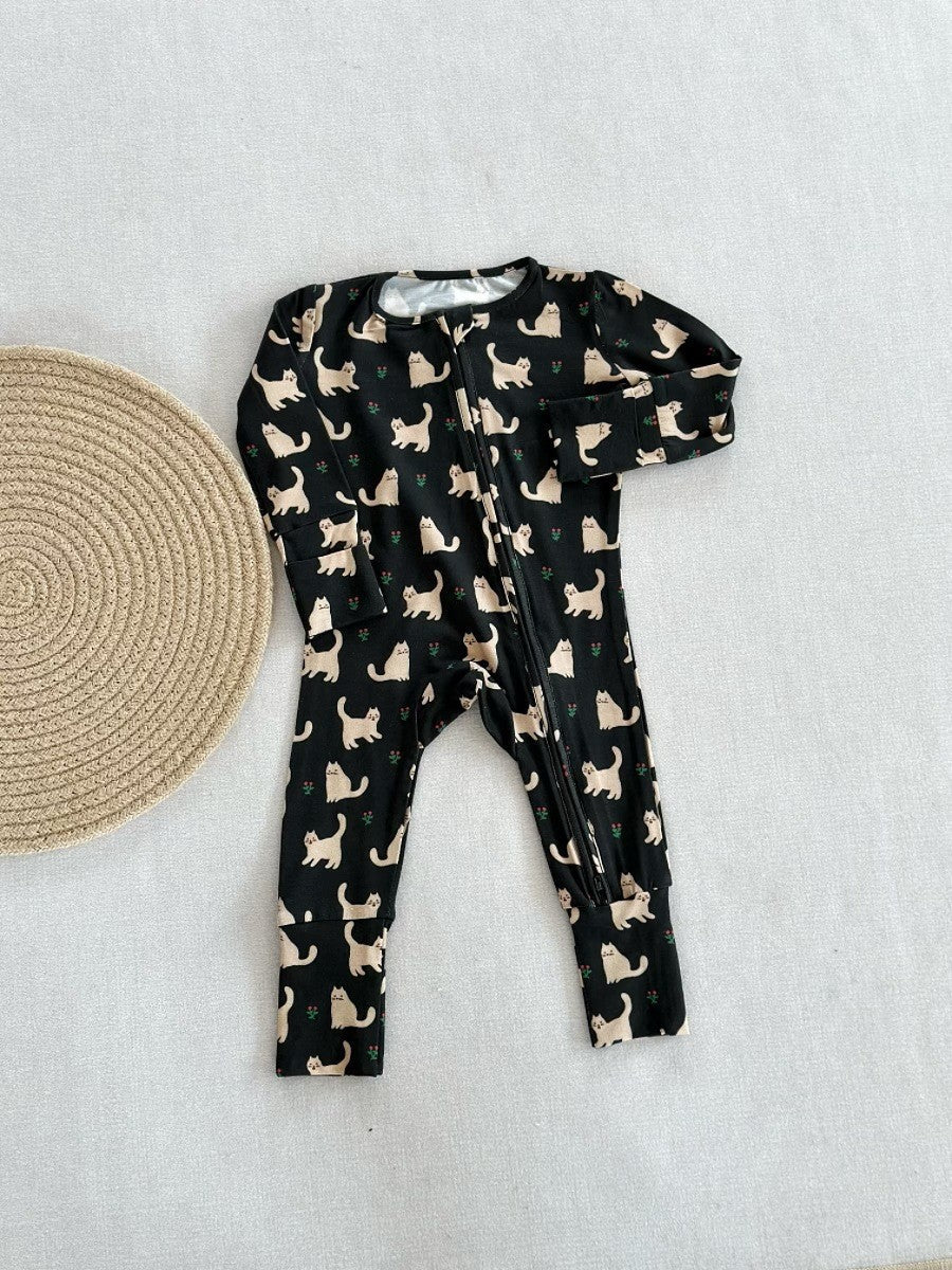 Bamboo Fiber Onesie European And American Style For Infants And Toddlers 11