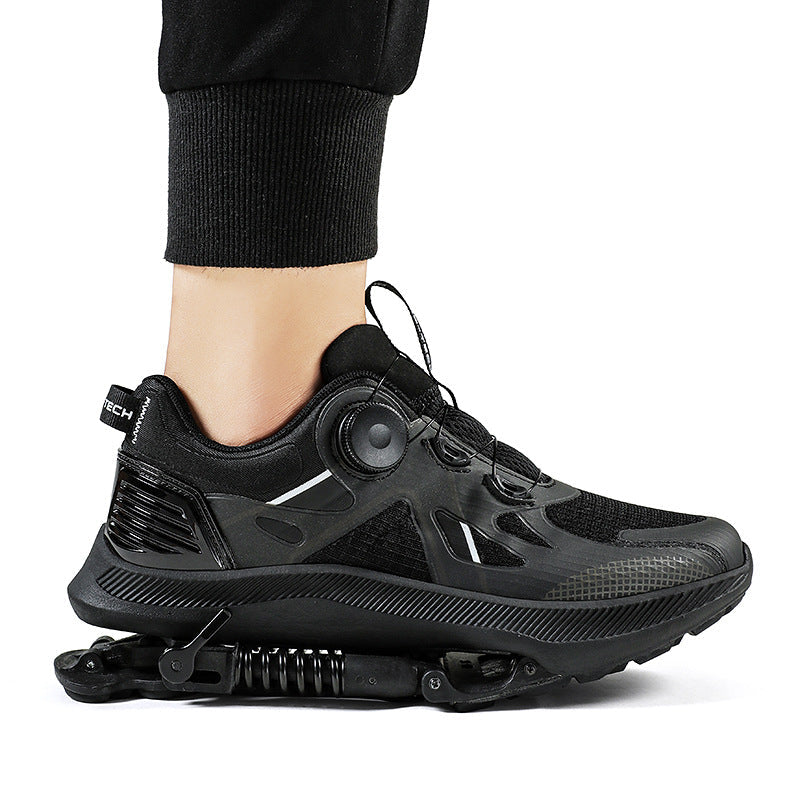 Black Tech Running Shoes Power Mechanical Running Shoes Marathon Running 3