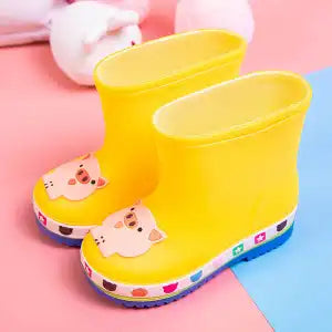 The Waterproof Shoes For Children In Dinosaur Are Thickened And Flexed 9