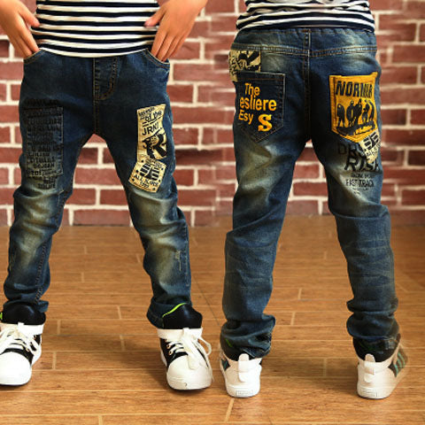 Boys' Denim Trousers Trousers Children's Clothing 14