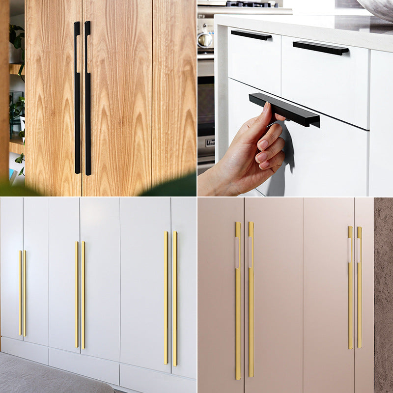 Gold Handle Closet Door Handle Drawer Cabinet Shoe Cabinet Single Hole Handle 4