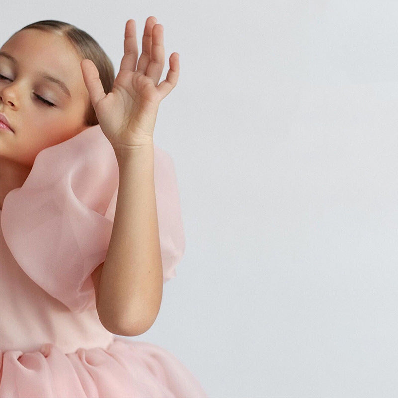 Children's Model Catwalk Birthday Host Piano Dress 2
