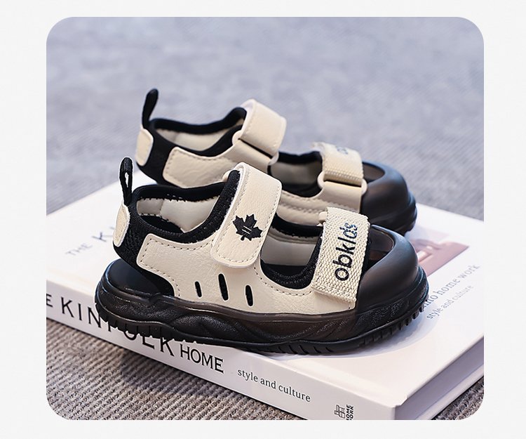 Children's Beach Shoes Summer New Style Medium And Large Children's And Boys' Sandals Velcro Children's Shoes 7
