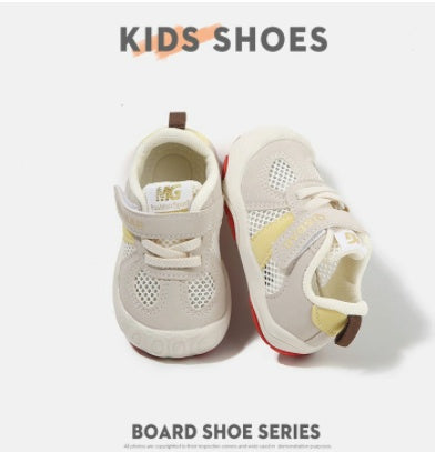 2026 Spring Summer New Baby Breathable Sneakers, Kindergarten Indoor Shoes, Non-slip First Walker Shoes For Boys And Girls 4