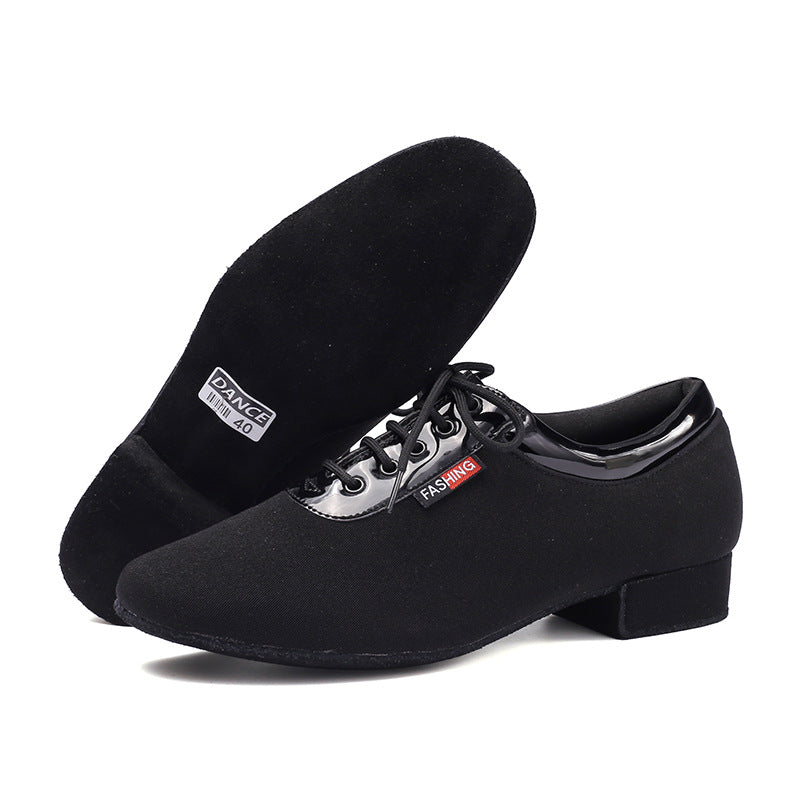 Wupamo Mens Modern Dance Shoes For Waltz, Tango, And Ballroom Dancing Indoor Soft-soled Shoes In Larger Sizes 1