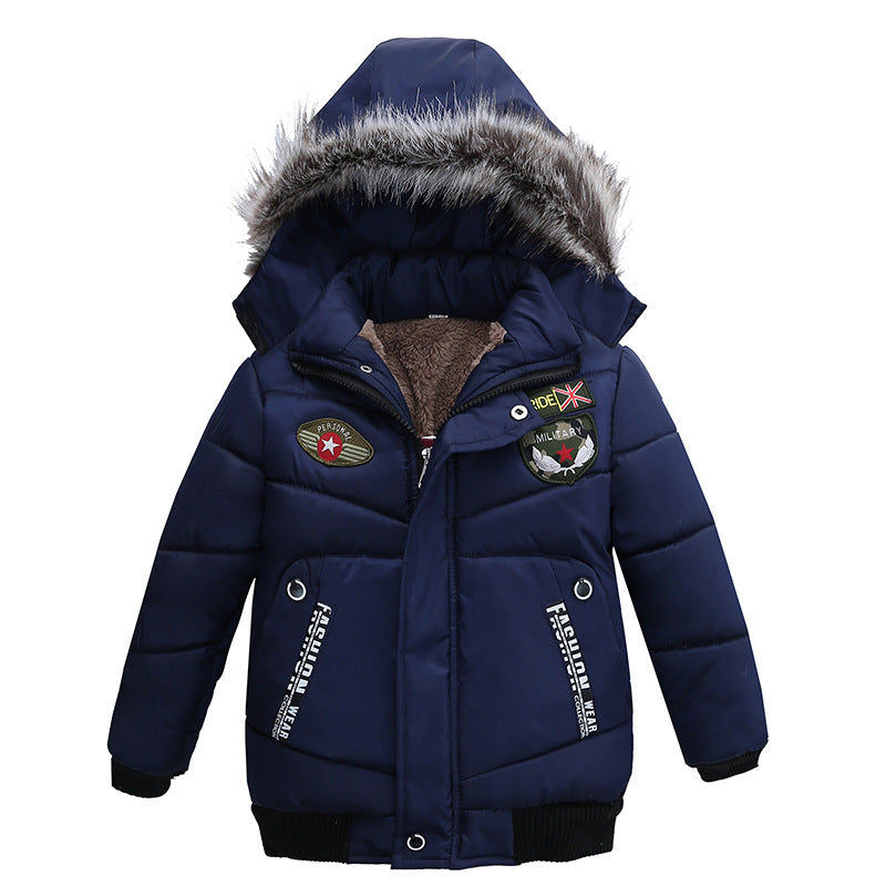 Small And Medium-Sized Boys Cotton-Padded Jackets 7