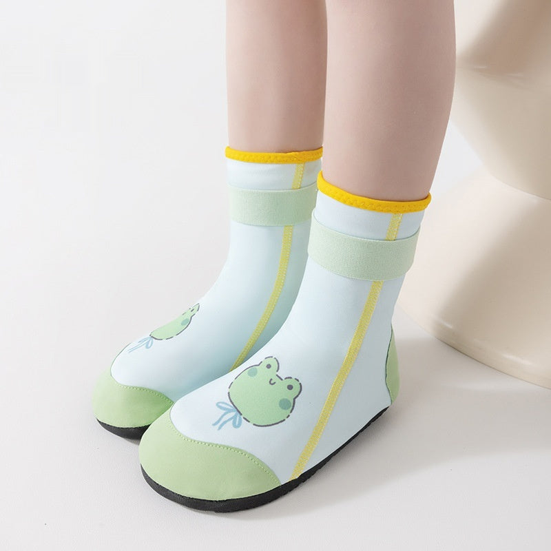 Childrens Cartoon-style High-top Beach Sock Shoes Quick-drying Non-slip Water Shoes For Boys And Girls 11