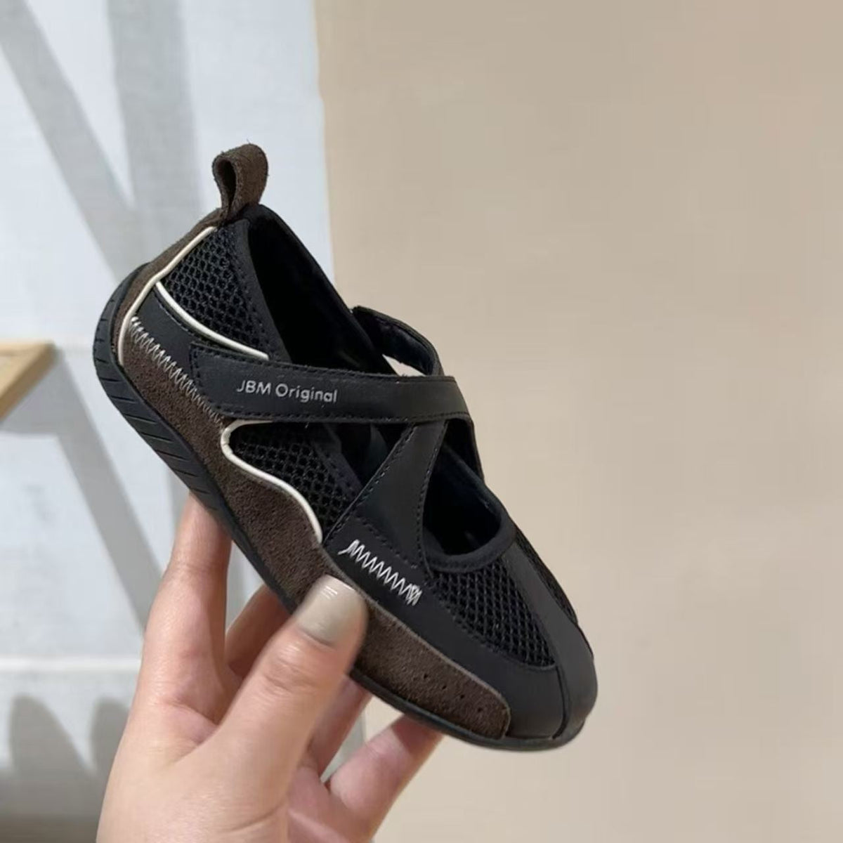 Retro Ballet Training Shoes Cross Mary Jane Single Shoes Shallow Mouth Flat Board Shoes 4