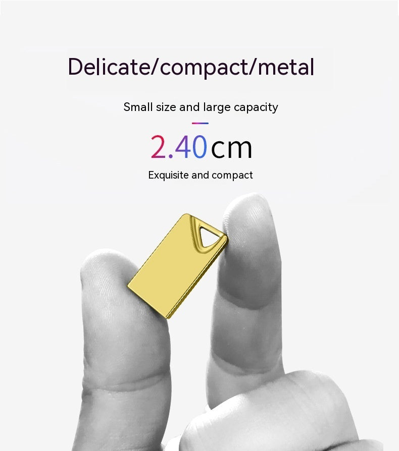 Car High-speed Music Really Lossless Mini Metal USB Drive 7