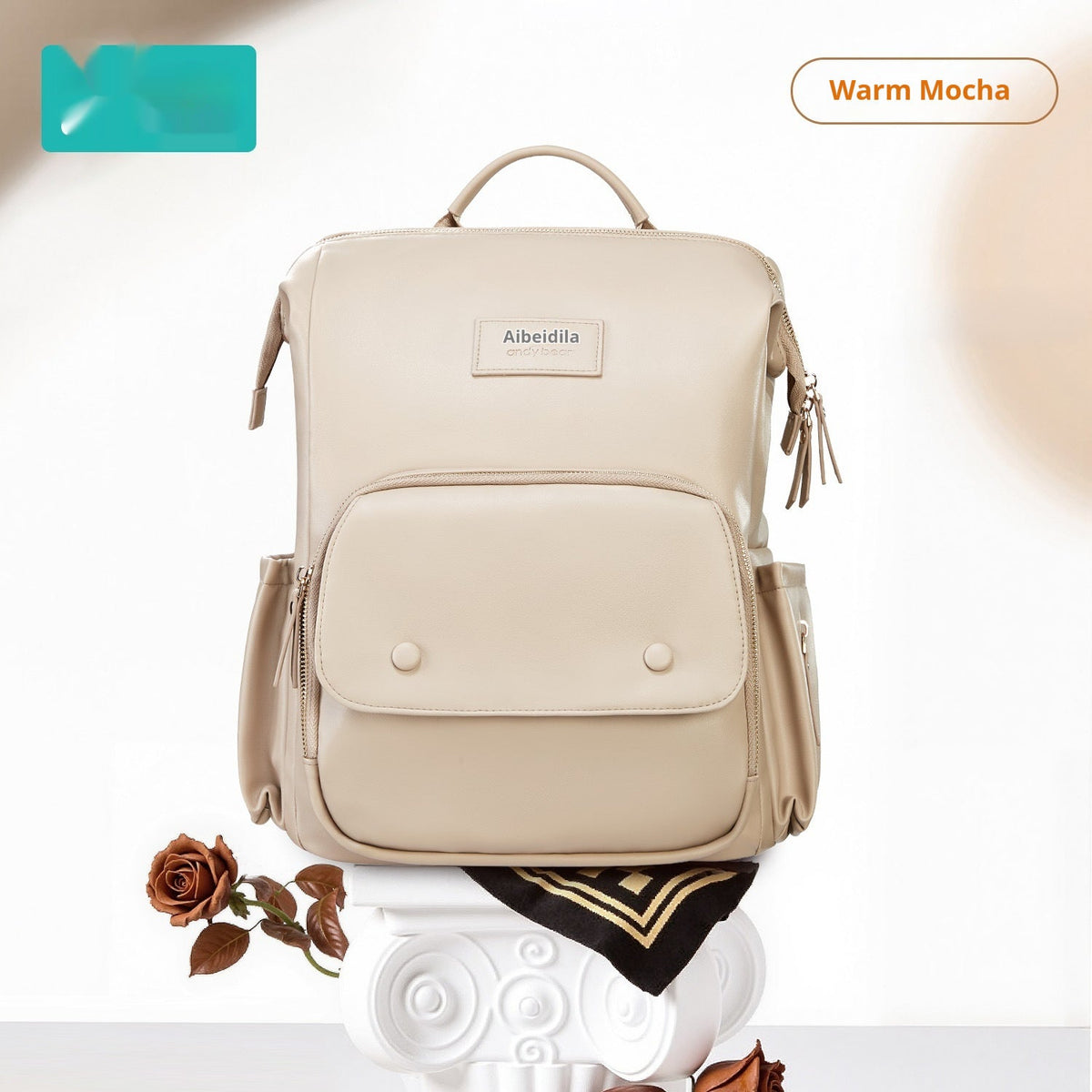 Outdoor Large-Capacity Multi-Functional Mommy Bag Maternity Backpack 5