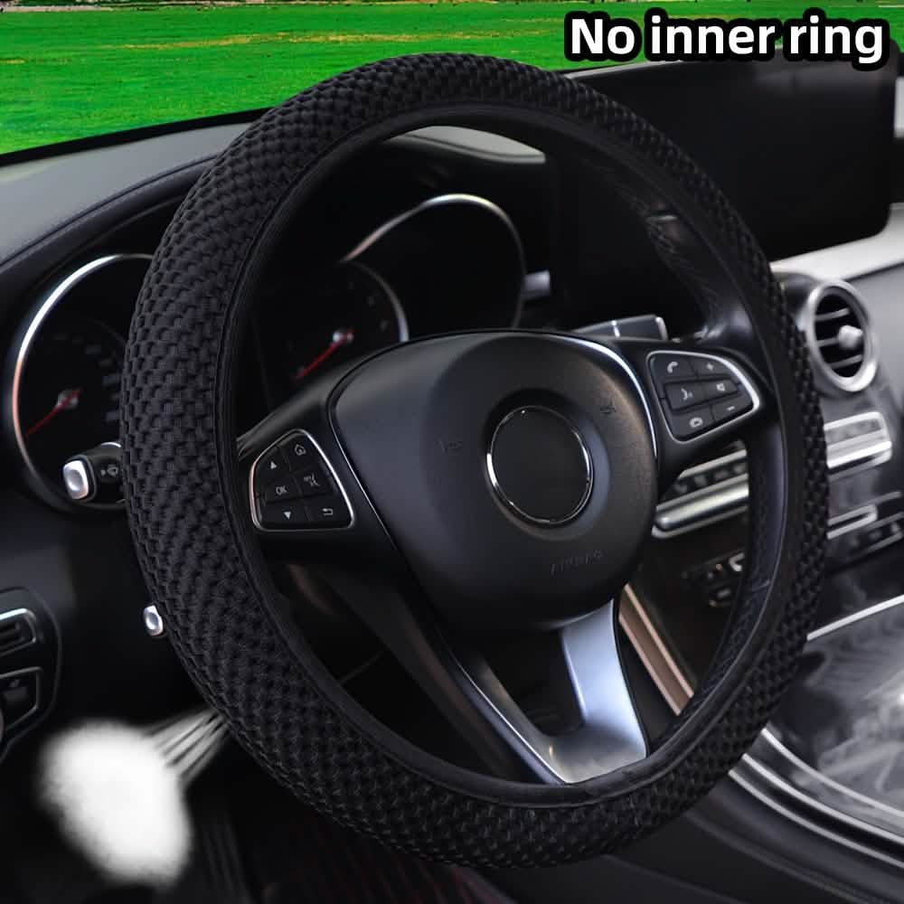 Breathable Comfortable Non-slip Mesh Steering Wheel Cover 2