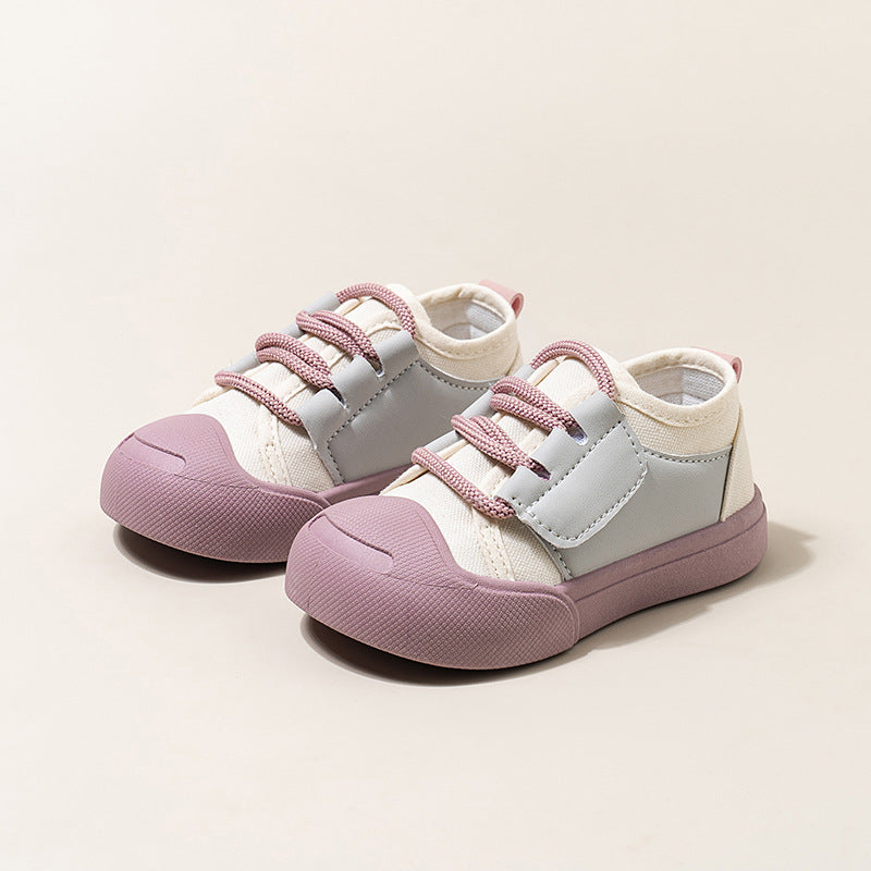 Dopamine Color Matching For Children Canvas Shoes 6