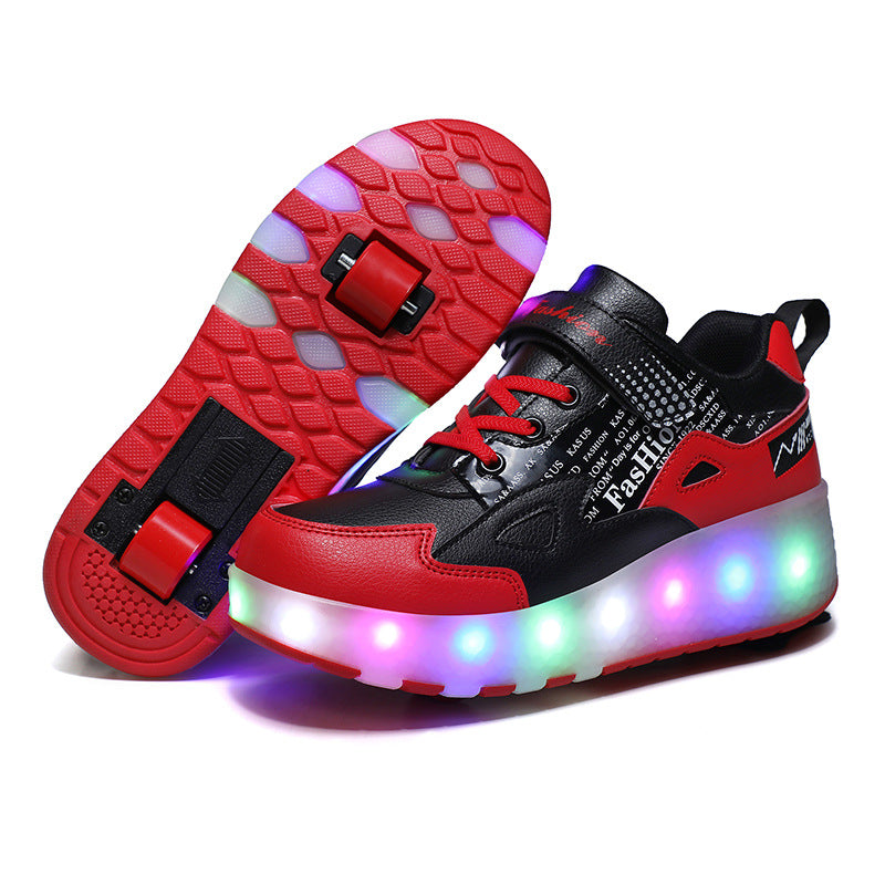 Two-wheeled Heelys Children's Sports Shoes Boys And Girls Skates 4
