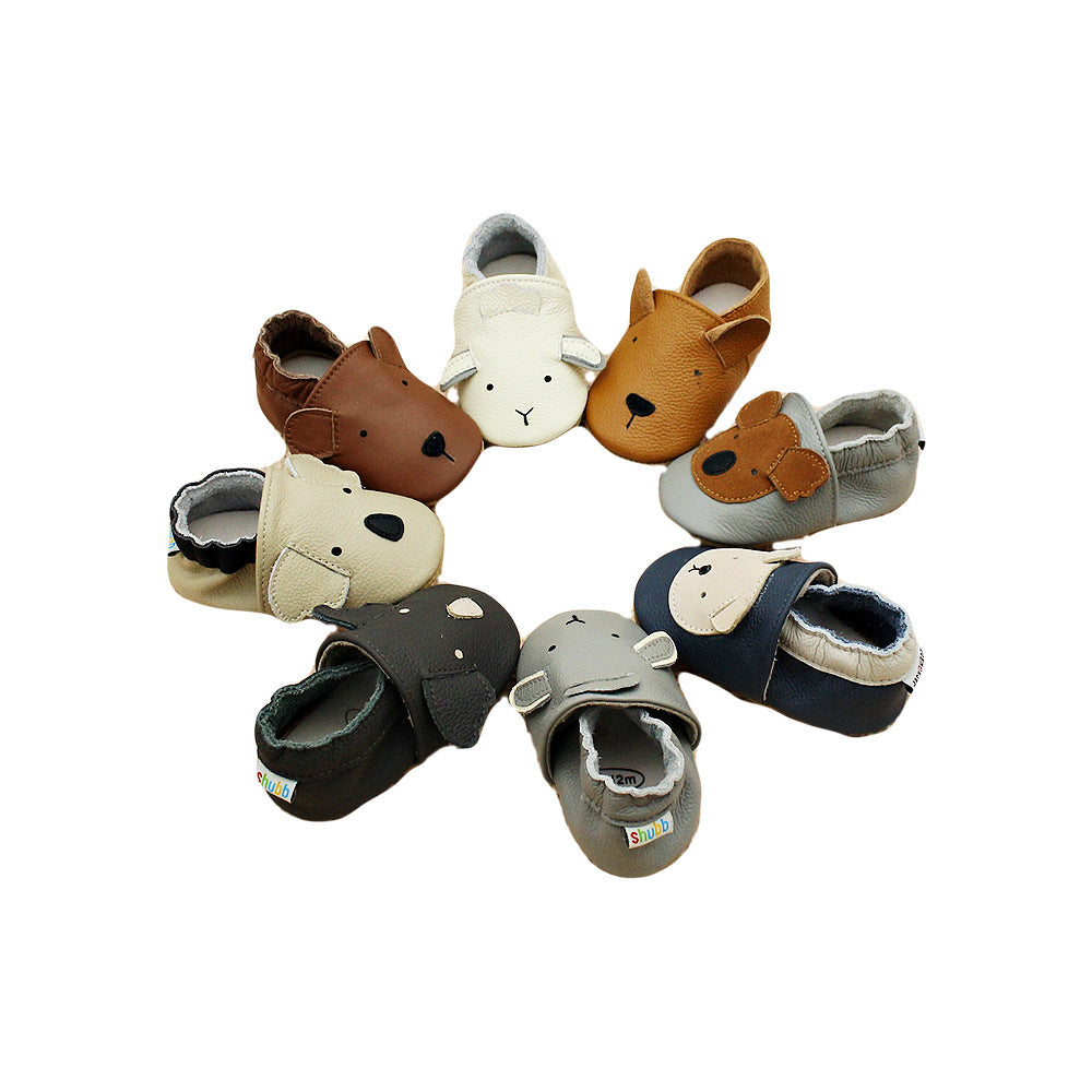 Premium Full-grain Leather Toddler Walking Shoes 2
